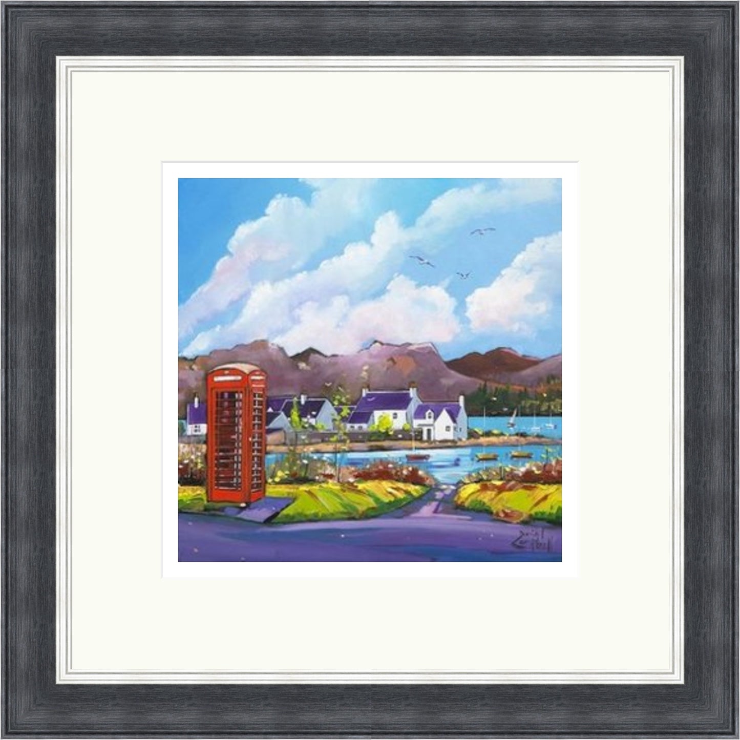 Phone Box Plockton by Daniel Campbell