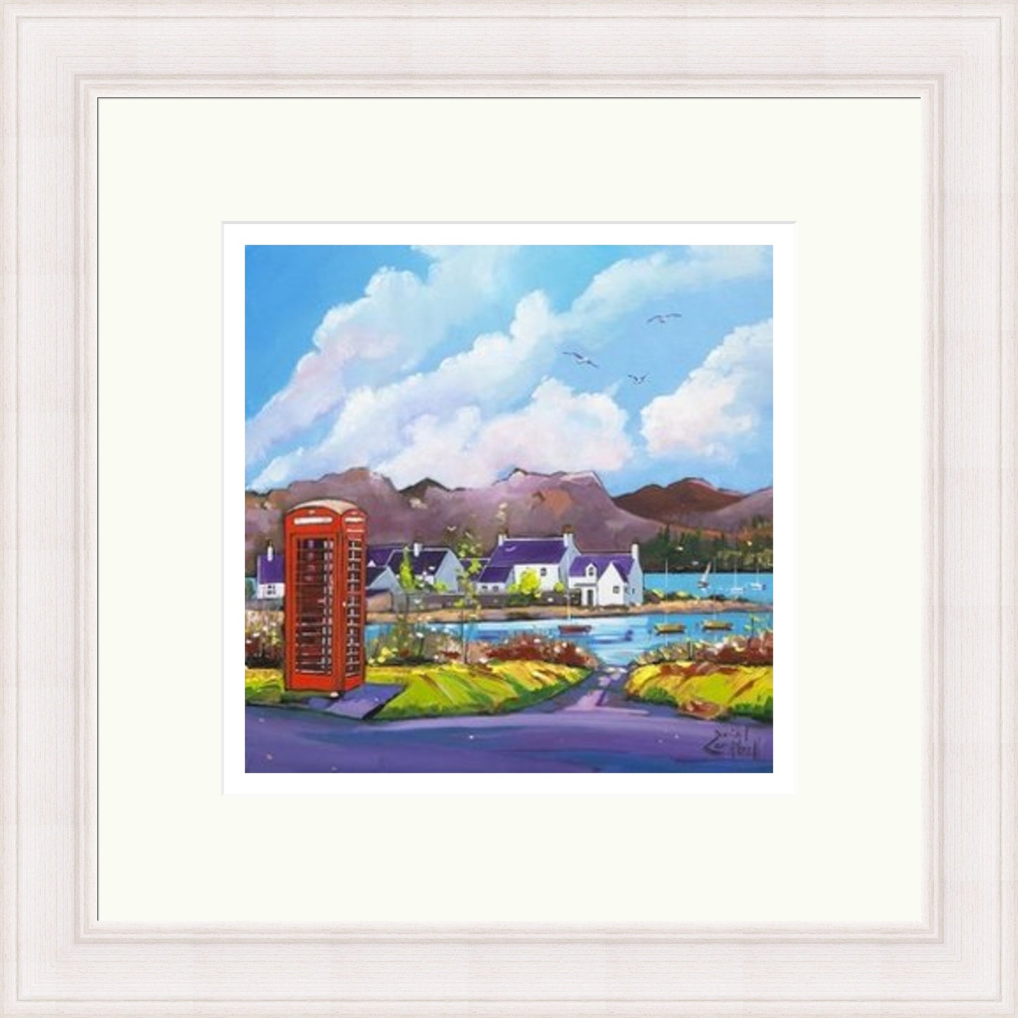 Phone Box Plockton by Daniel Campbell