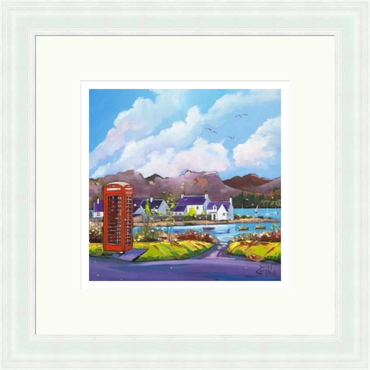 Phone Box Plockton by Daniel Campbell