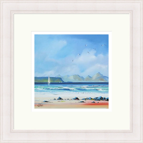 Sailing by Eigg by Daniel Campbell