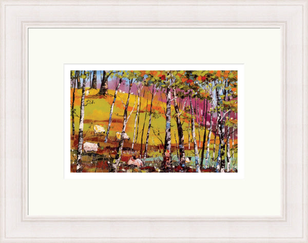 Grazing Among The Birches by Daniel Campbell