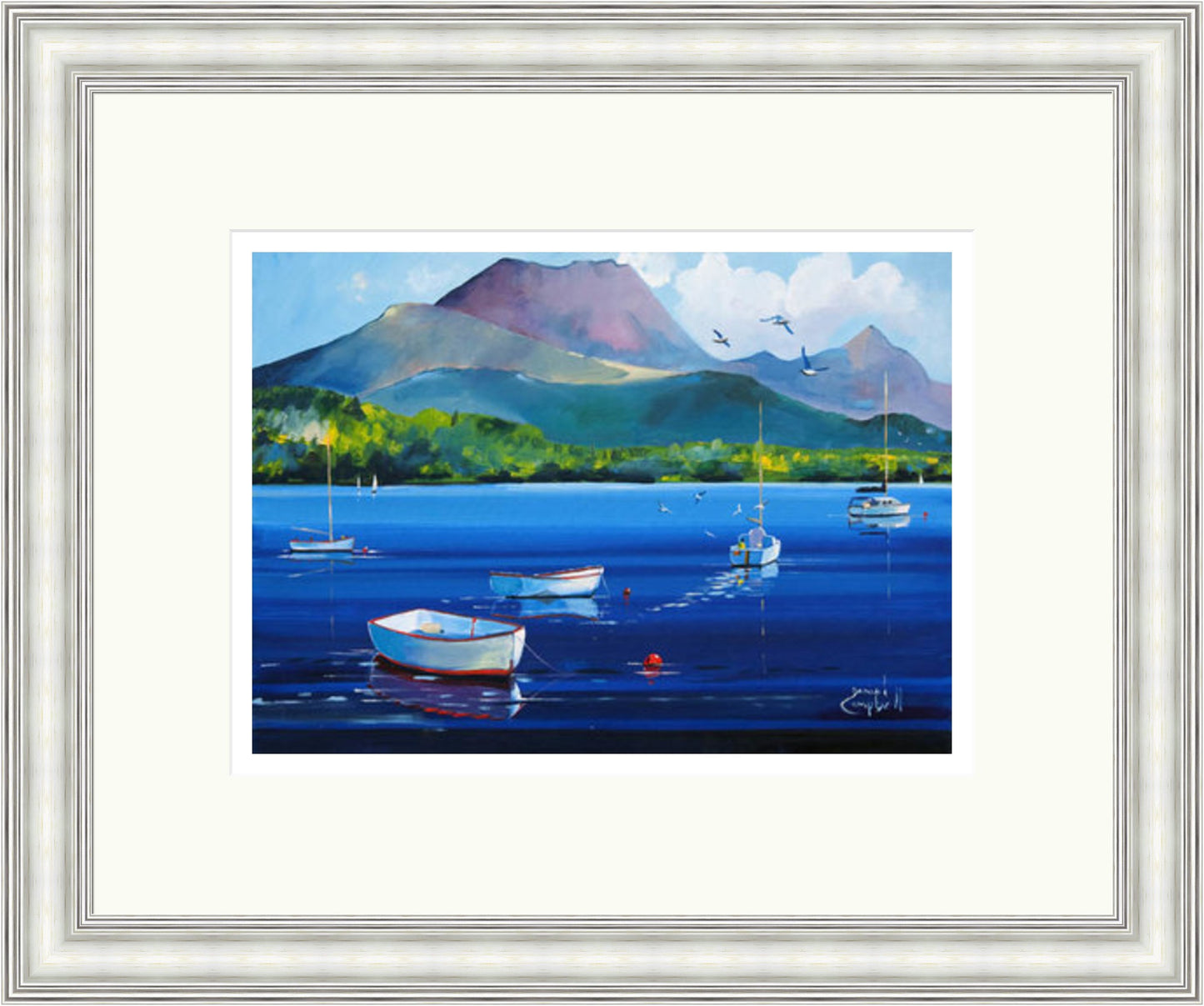 Sailing Out Loch Lomond by Daniel Campbell