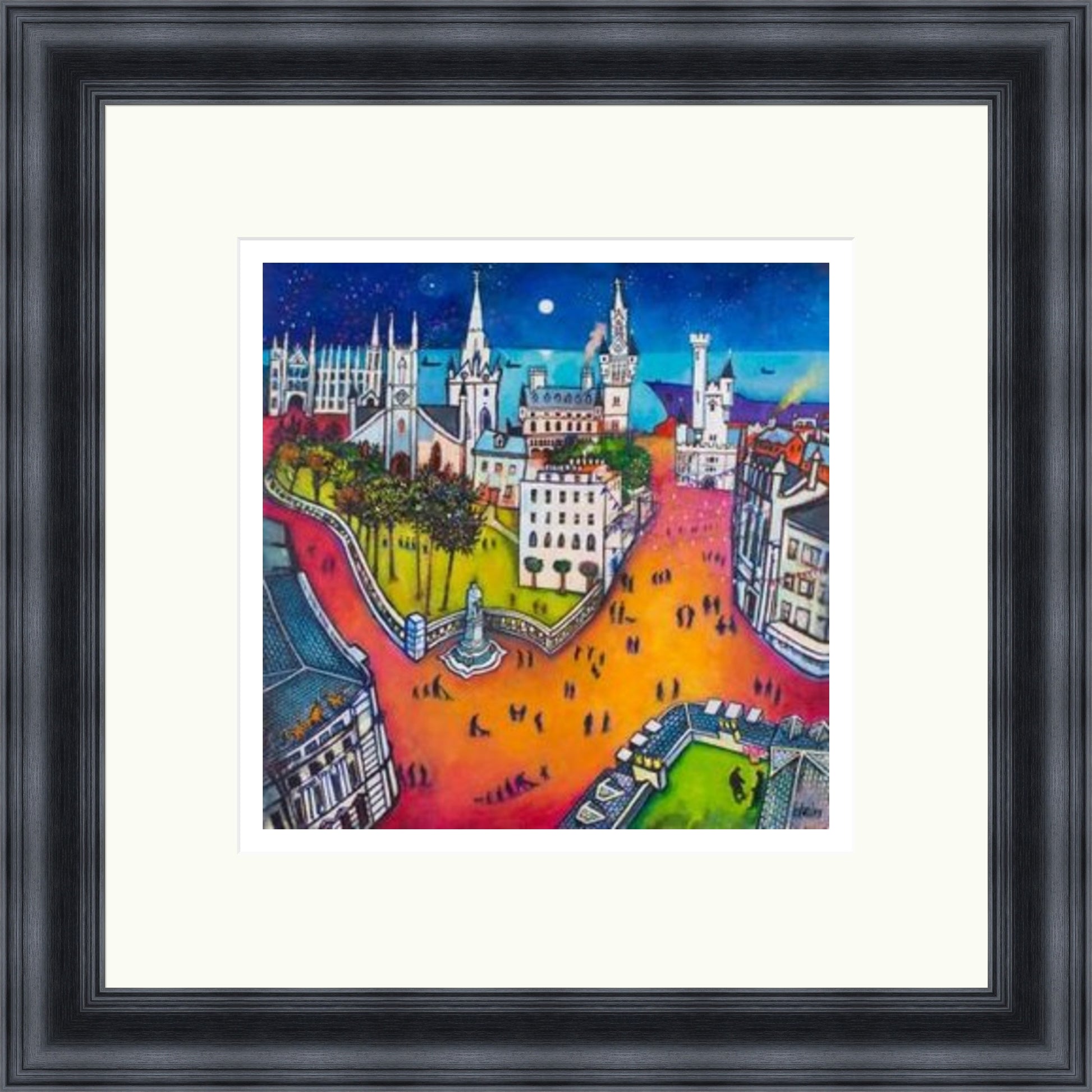 Union Street, Aberdeen by Rob Hain framed wall art print - alternate product image 3