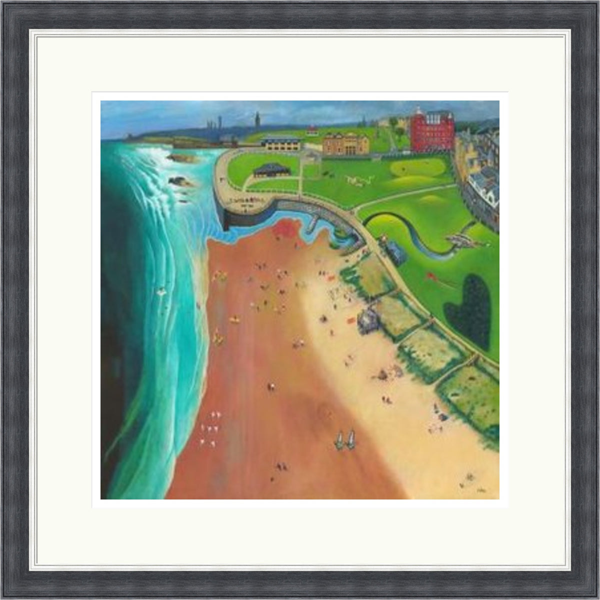 The Lost Balls, St.Andrews by Rob Hain framed wall art print - alternate product image 8