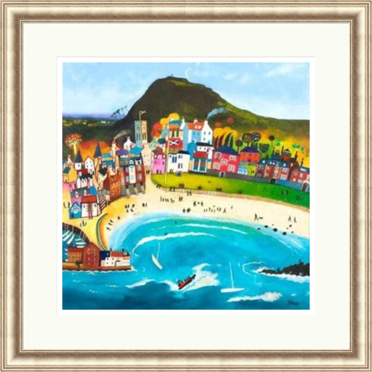 Day Out, North Berwick by Rob Hain framed wall art print - alternate product image 12