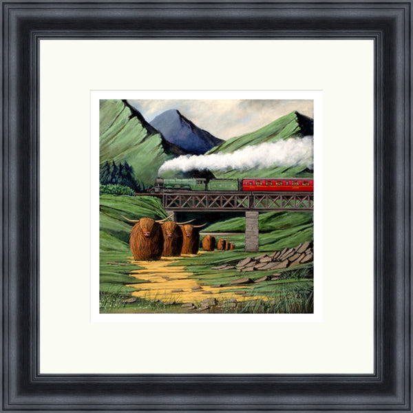 Train Spotters III by Stan Milne