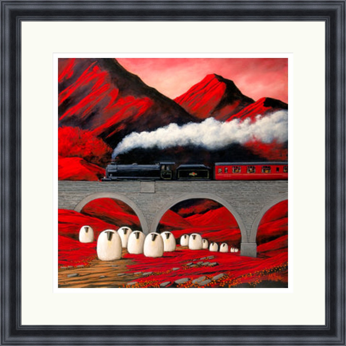 Train Spotters II by Stan Milne