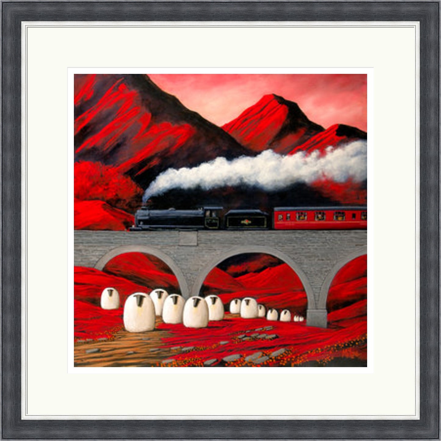Train Spotters II by Stan Milne