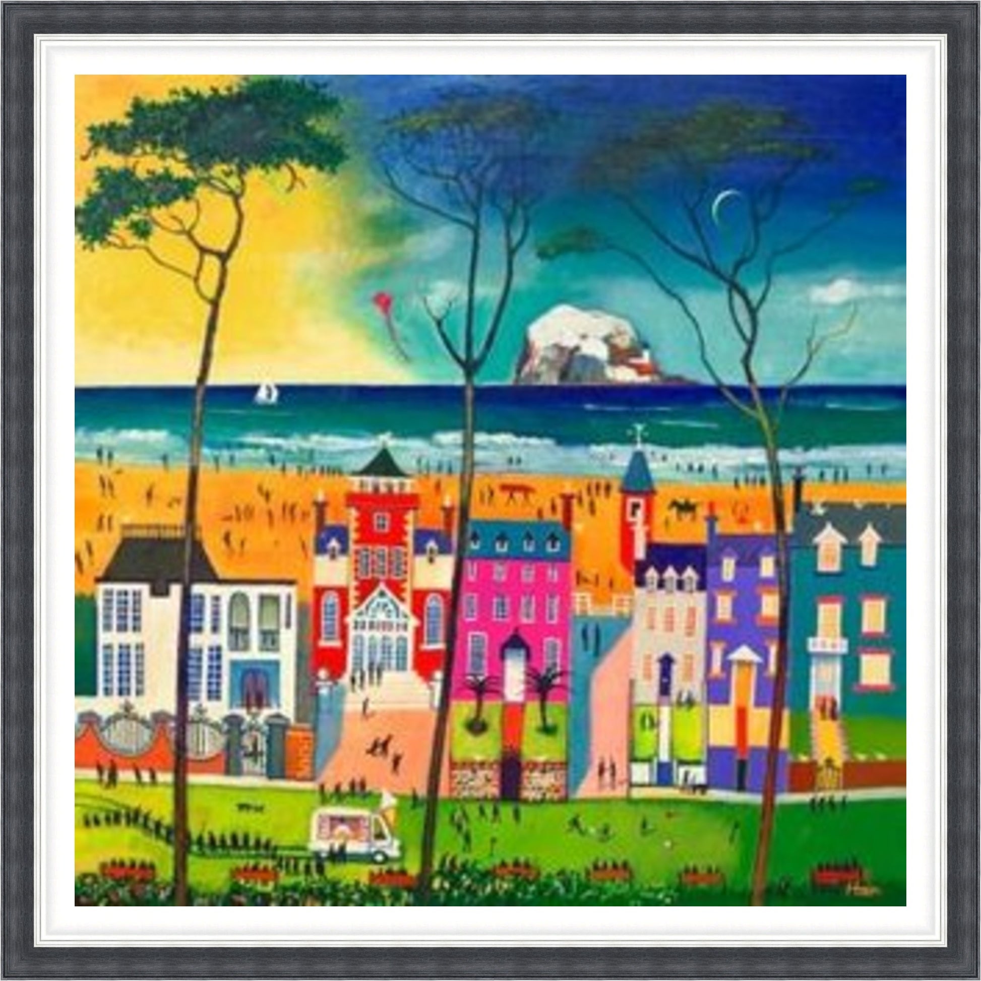 Holidays North Berwick by Rob Hain framed wall art print - alternate product image 14