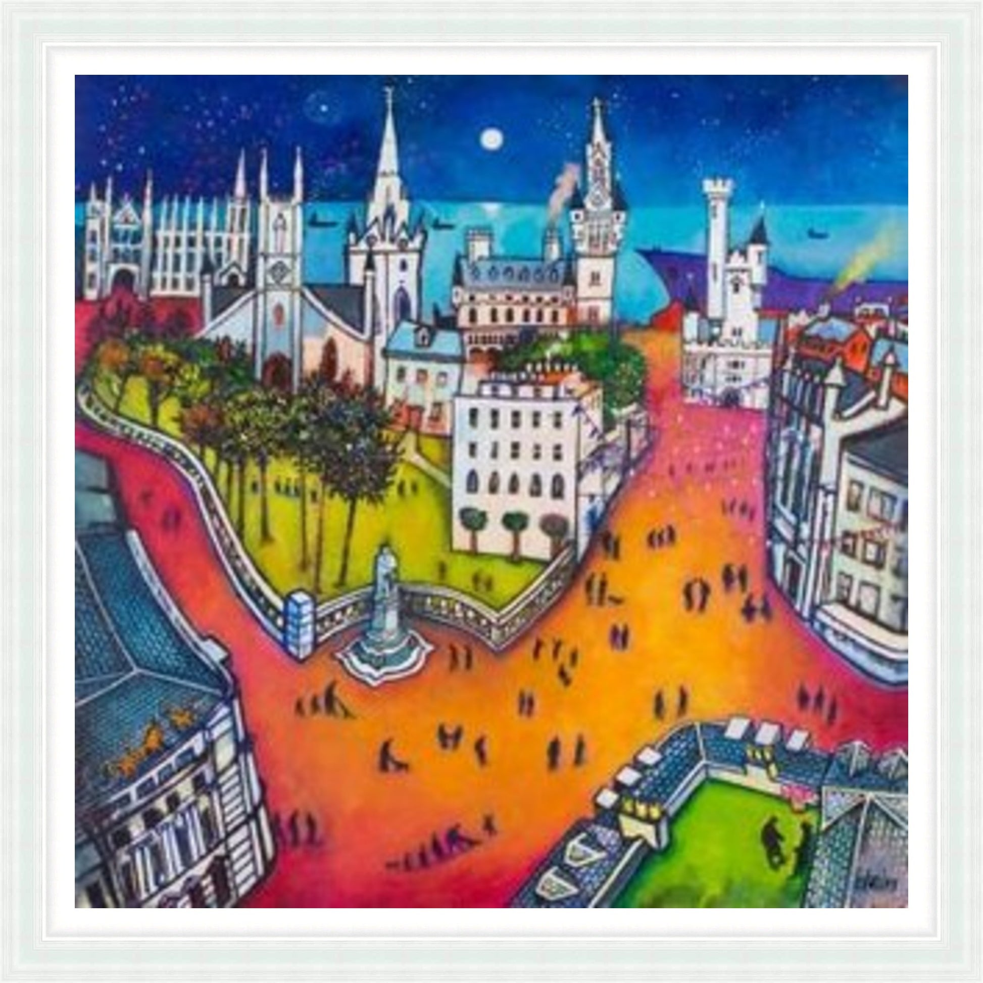 Union Street, Aberdeen by Rob Hain framed wall art print - alternate product image 16
