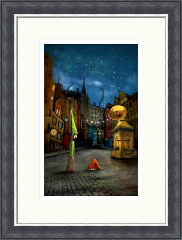 Silent Street Edinburgh (Victoria St & The West Bow) by Matylda Konecka