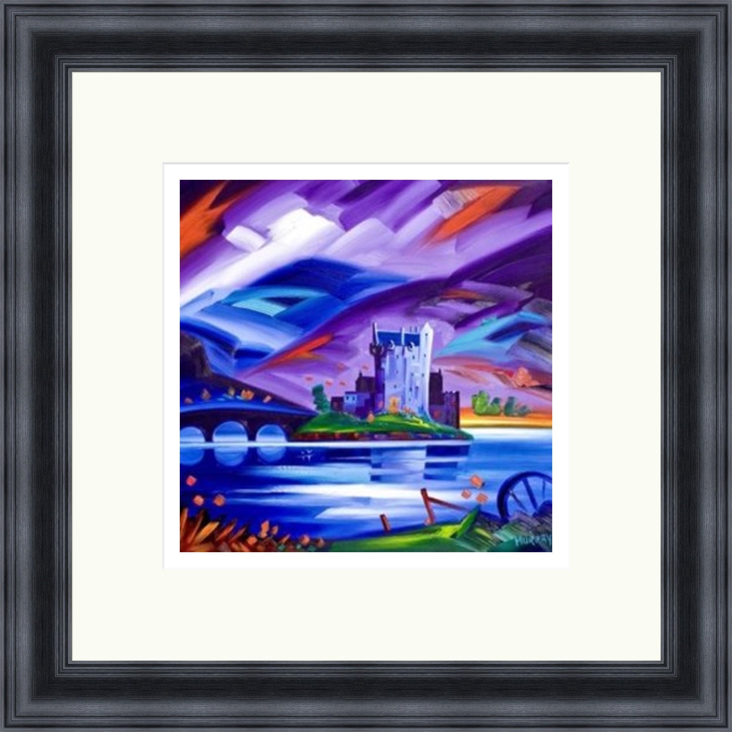 Eilean Donan Castle Purple by Raymond Murray