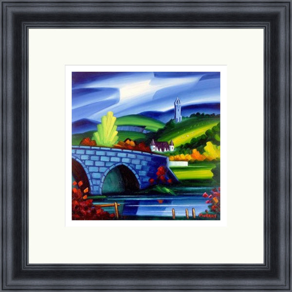 Stirling Bridge and Wallace Monument by Raymond Murray