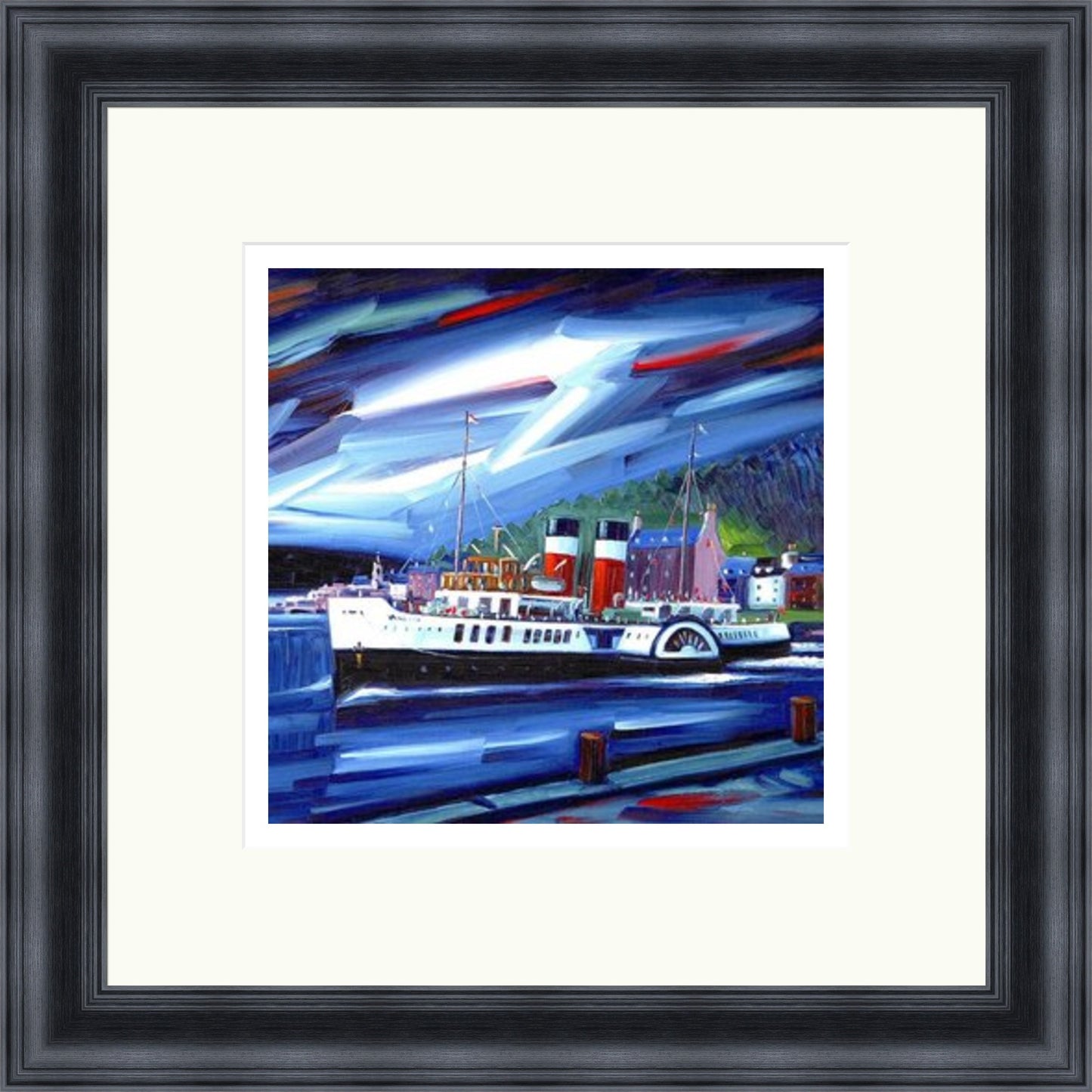 The Last Sea Going Paddle Steamer by Raymond Murray