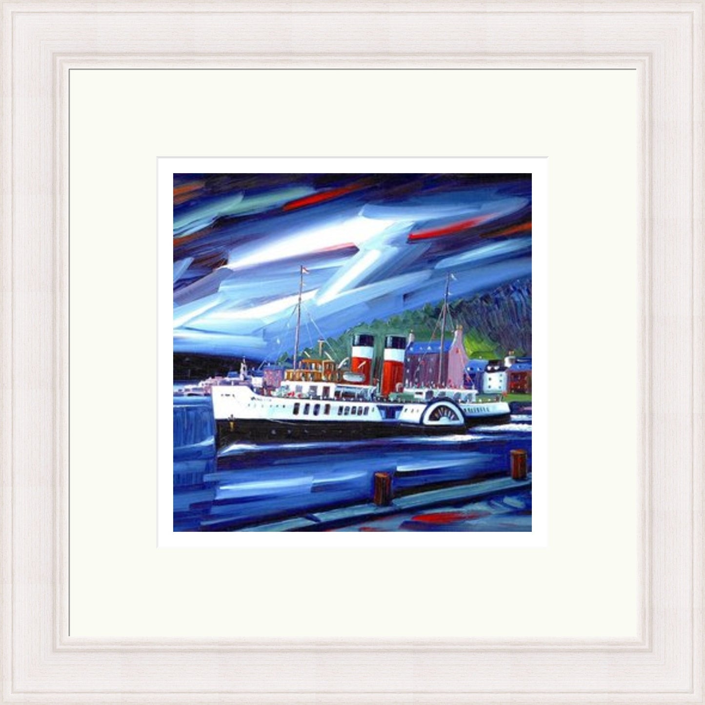 The Last Sea Going Paddle Steamer by Raymond Murray