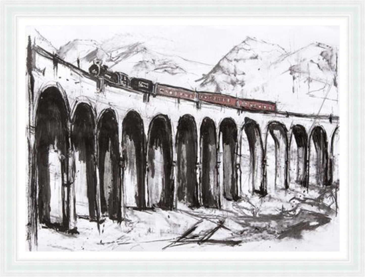 Glenfinnan Viaduct by Liana Moran