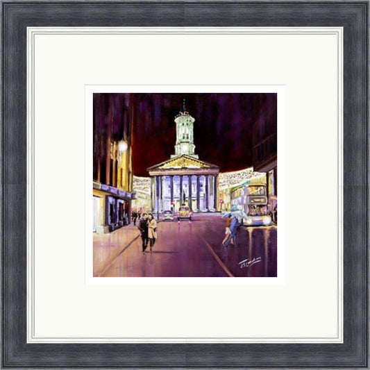 Friday Evening, Royal Exchange Square Glasgow by James Somerville Lindsay
