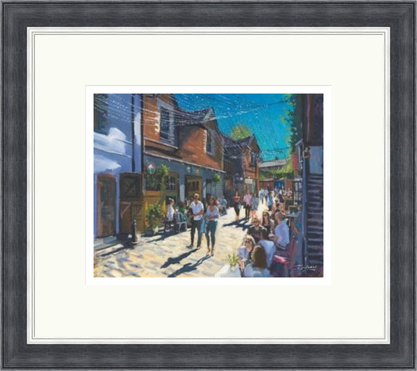 Summer on Ashton Lane, Glasgow by James Somerville Lindsay