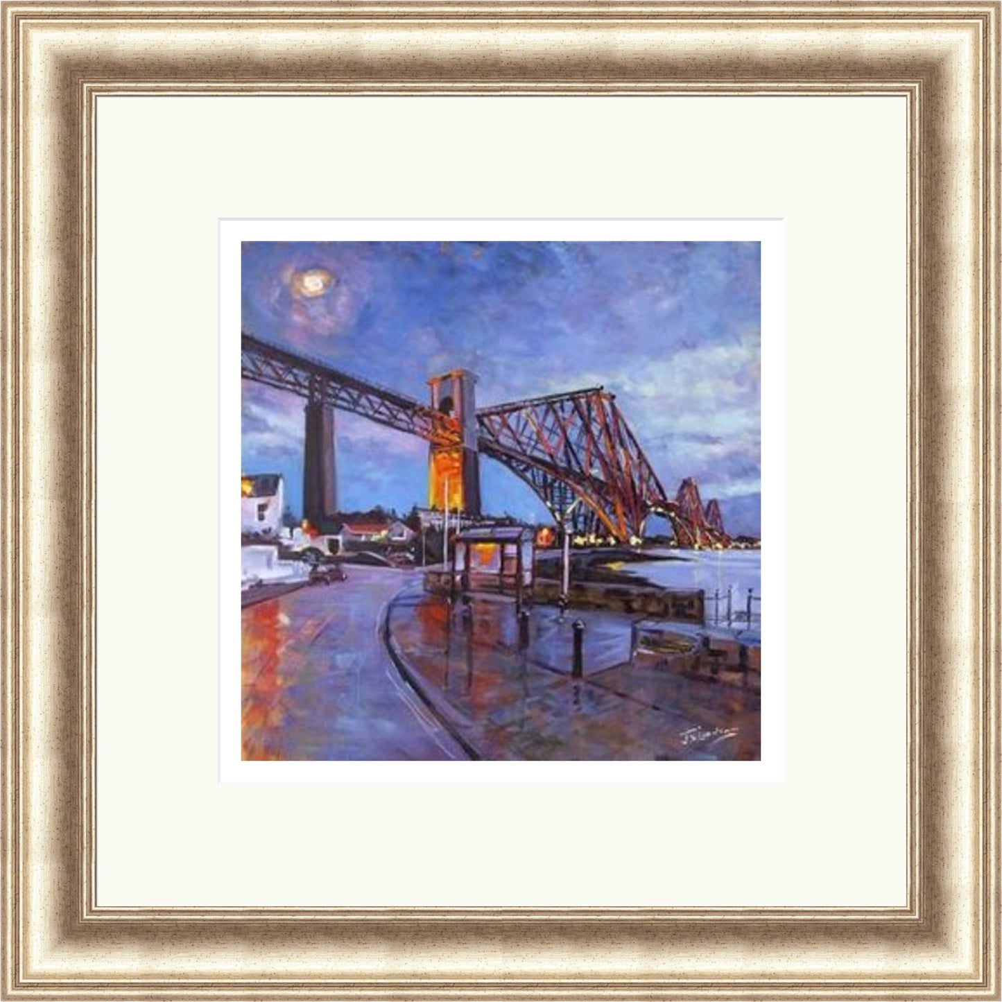 The Rail Bridge from North Queensferry by James Somerville Lindsay