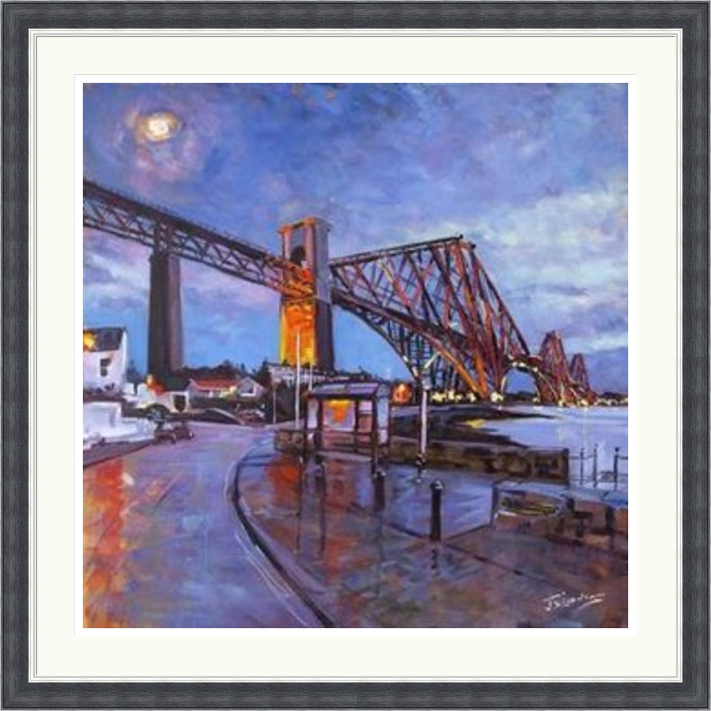 The Rail Bridge from North Queensferry by James Somerville Lindsay