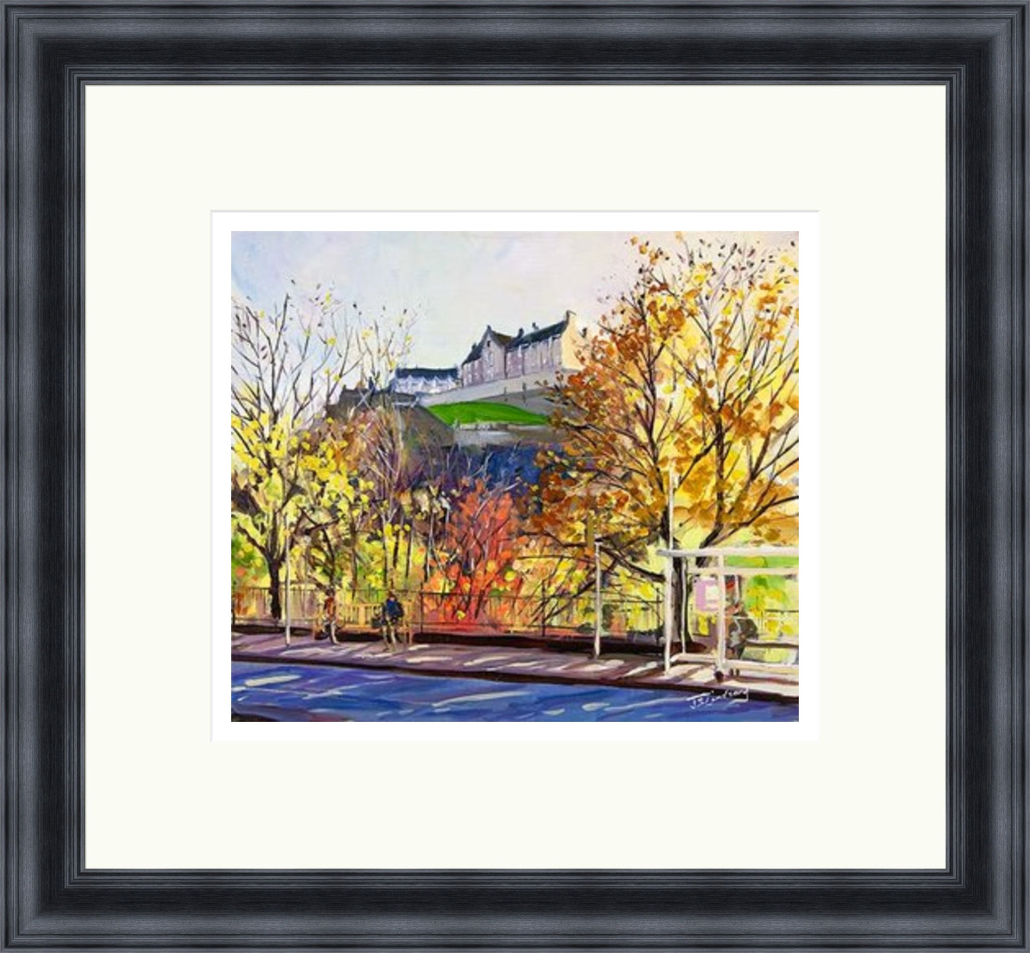 Autumn Colour, Princes Street, Edinburgh by James Somerville Lindsay