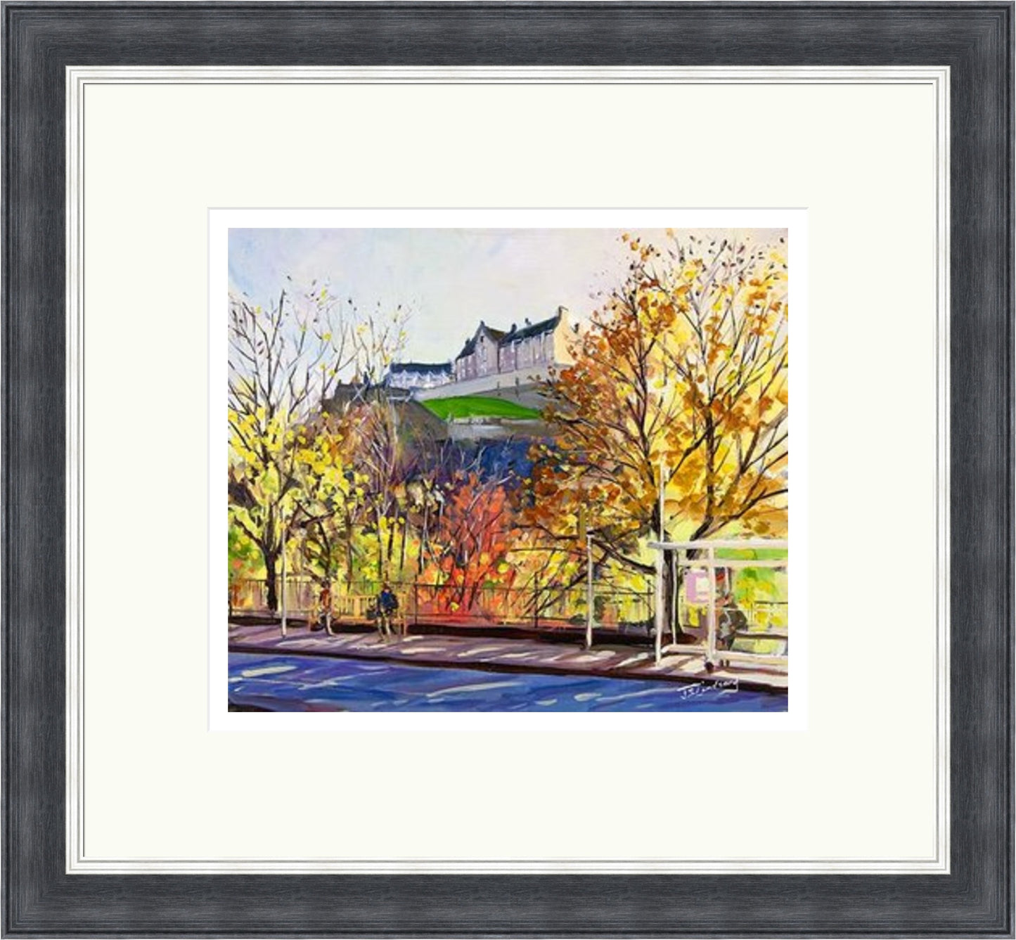 Autumn Colour, Princes Street, Edinburgh by James Somerville Lindsay