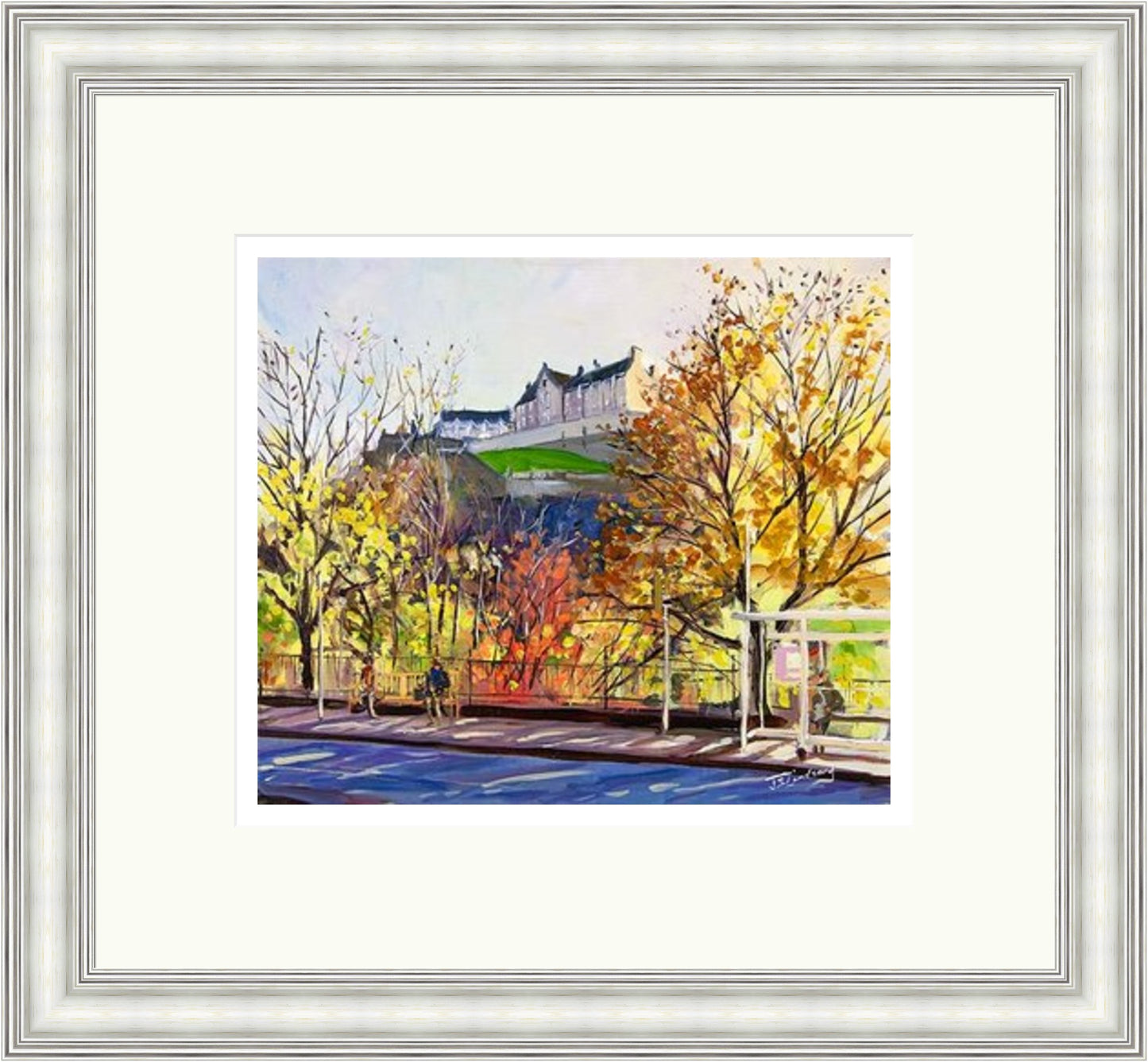 Autumn Colour, Princes Street, Edinburgh by James Somerville Lindsay