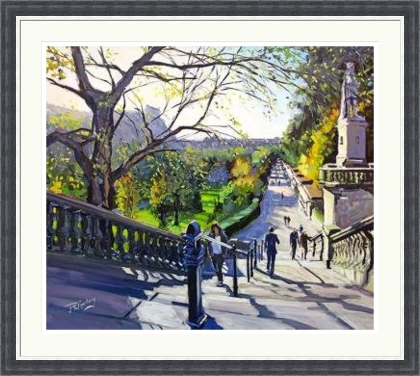 Autumn Afternoon, Princes Street Gardens, Edinburgh by James Somerville Lindsay