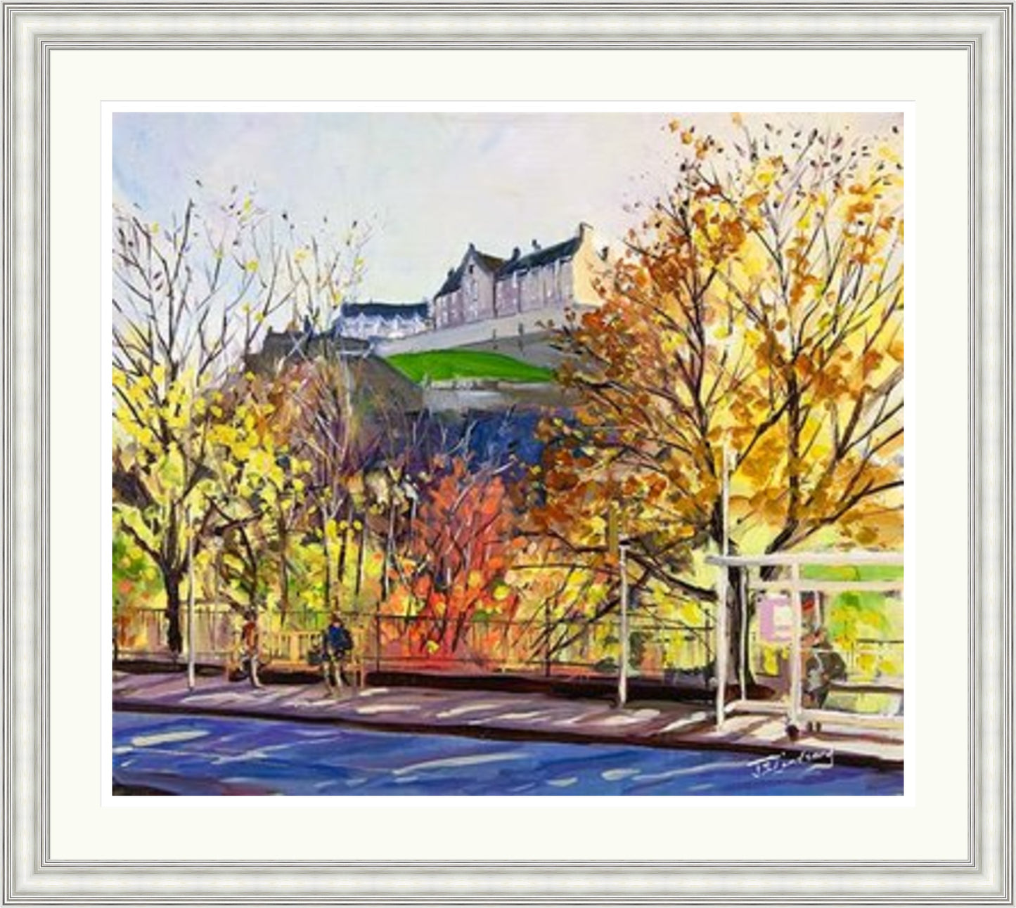 Autumn Colour, Princes Street, Edinburgh by James Somerville Lindsay