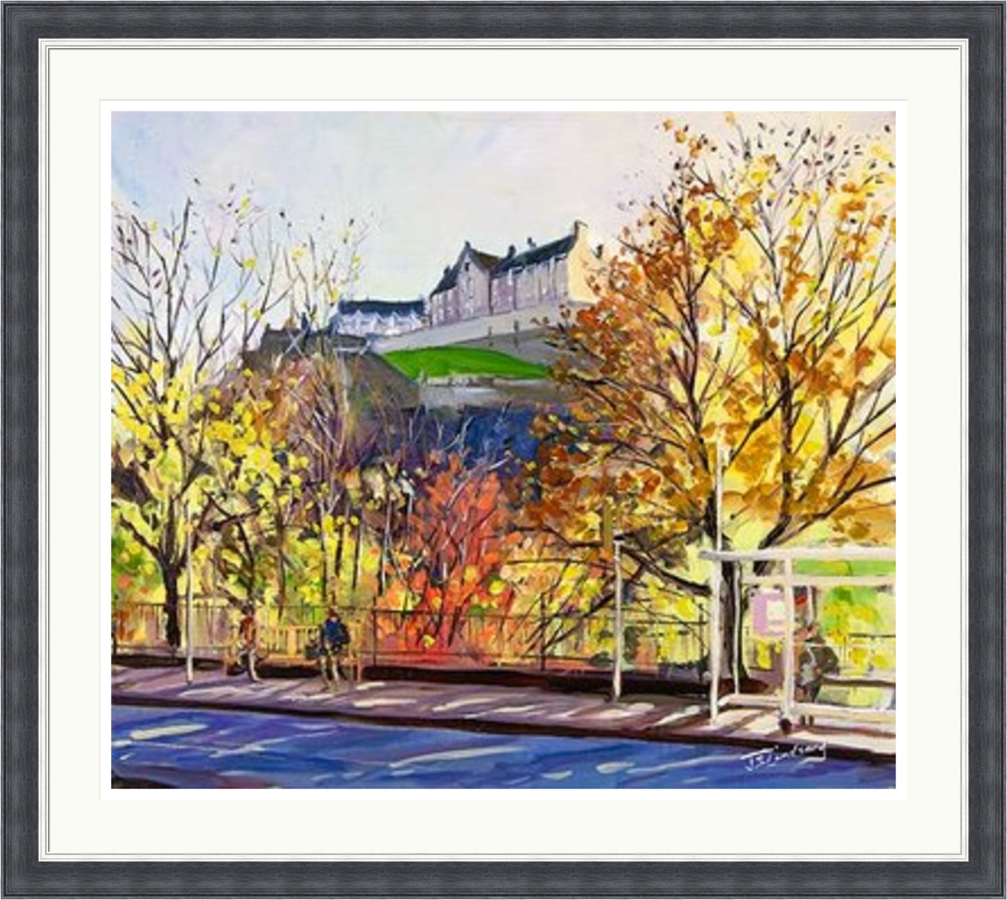 Autumn Colour, Princes Street, Edinburgh by James Somerville Lindsay