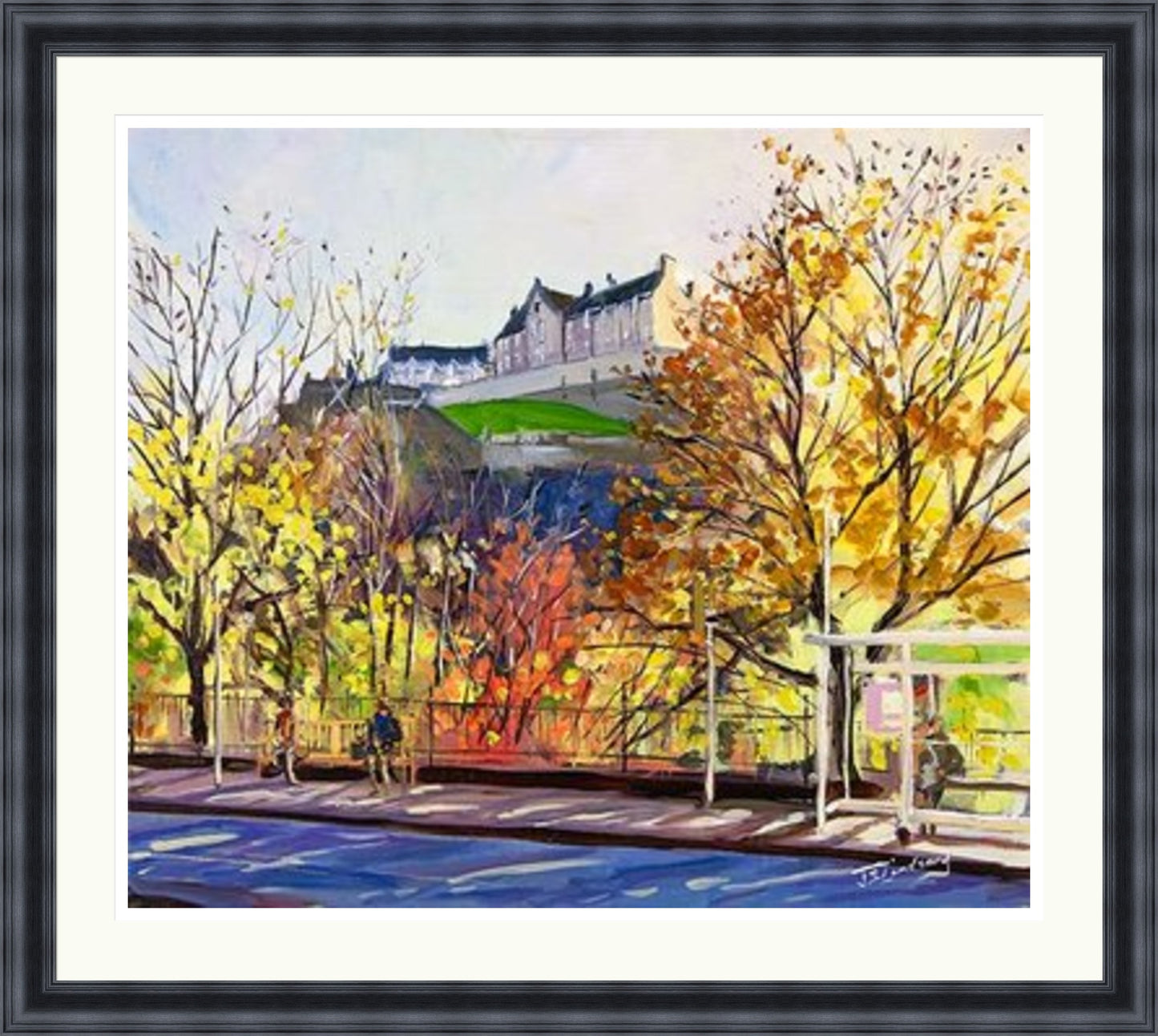 Autumn Colour, Princes Street, Edinburgh by James Somerville Lindsay