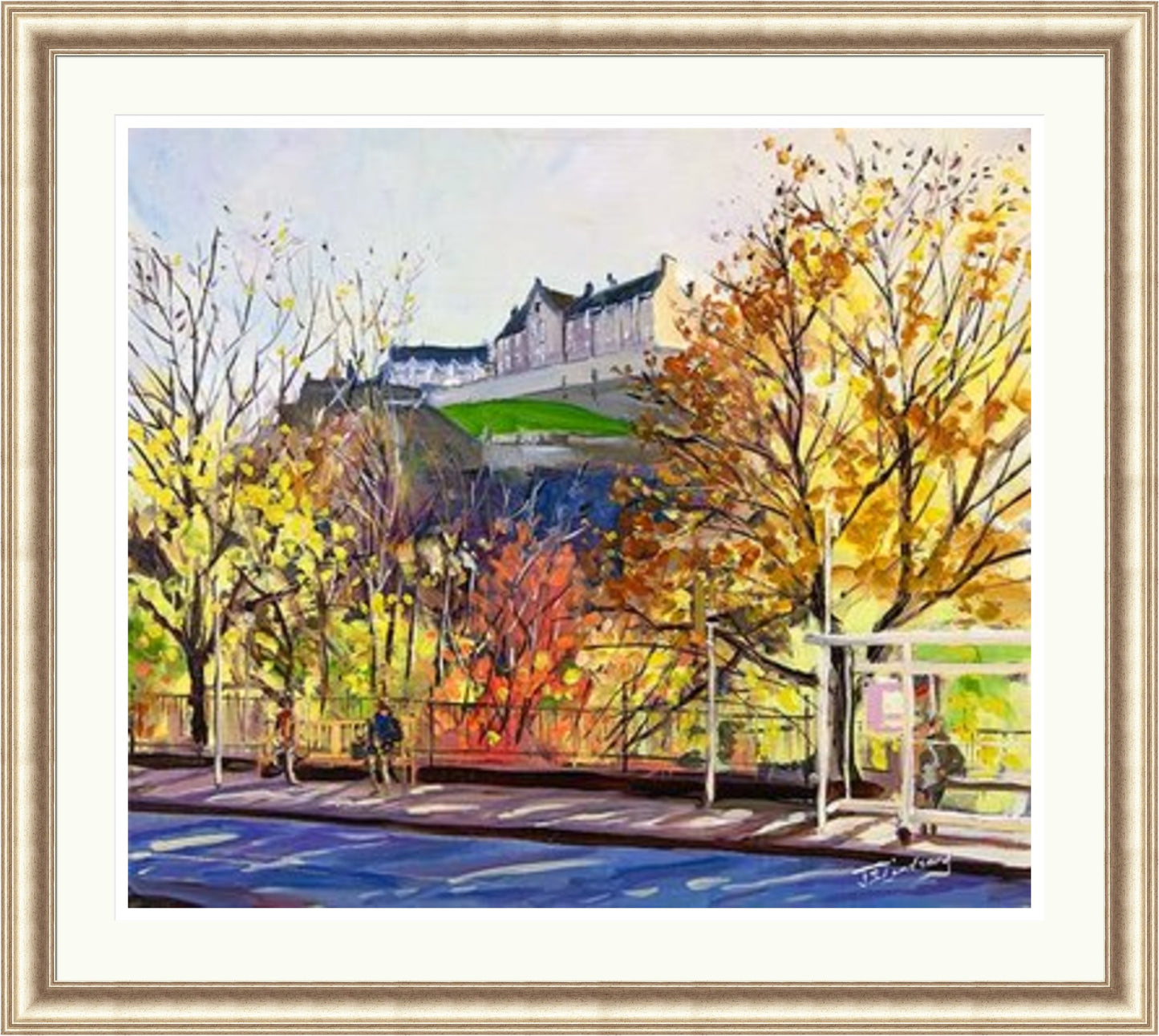 Autumn Colour, Princes Street, Edinburgh by James Somerville Lindsay