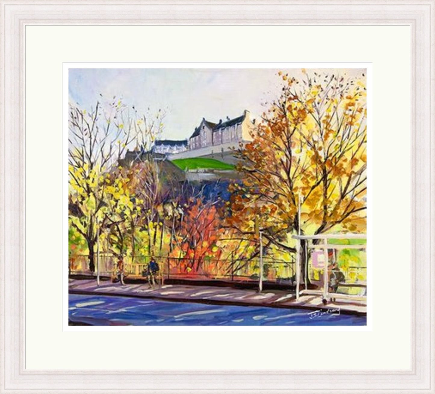 Autumn Colour, Princes Street, Edinburgh by James Somerville Lindsay