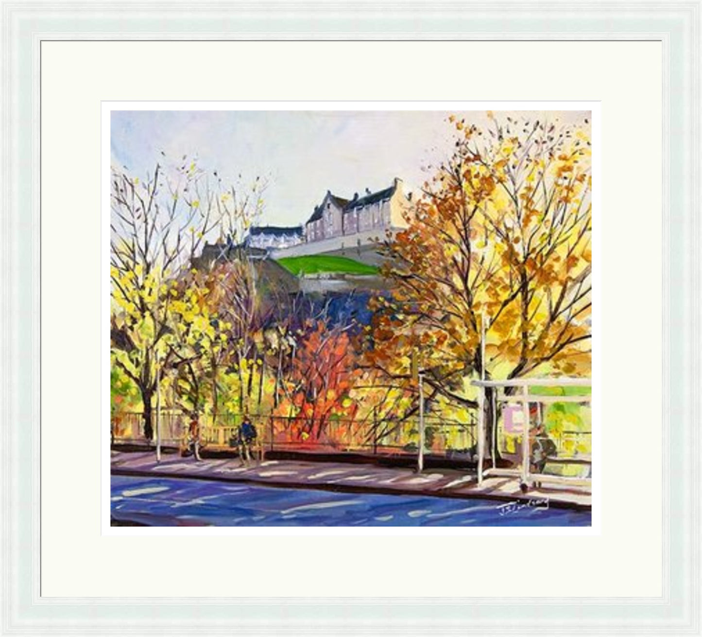 Autumn Colour, Princes Street, Edinburgh by James Somerville Lindsay