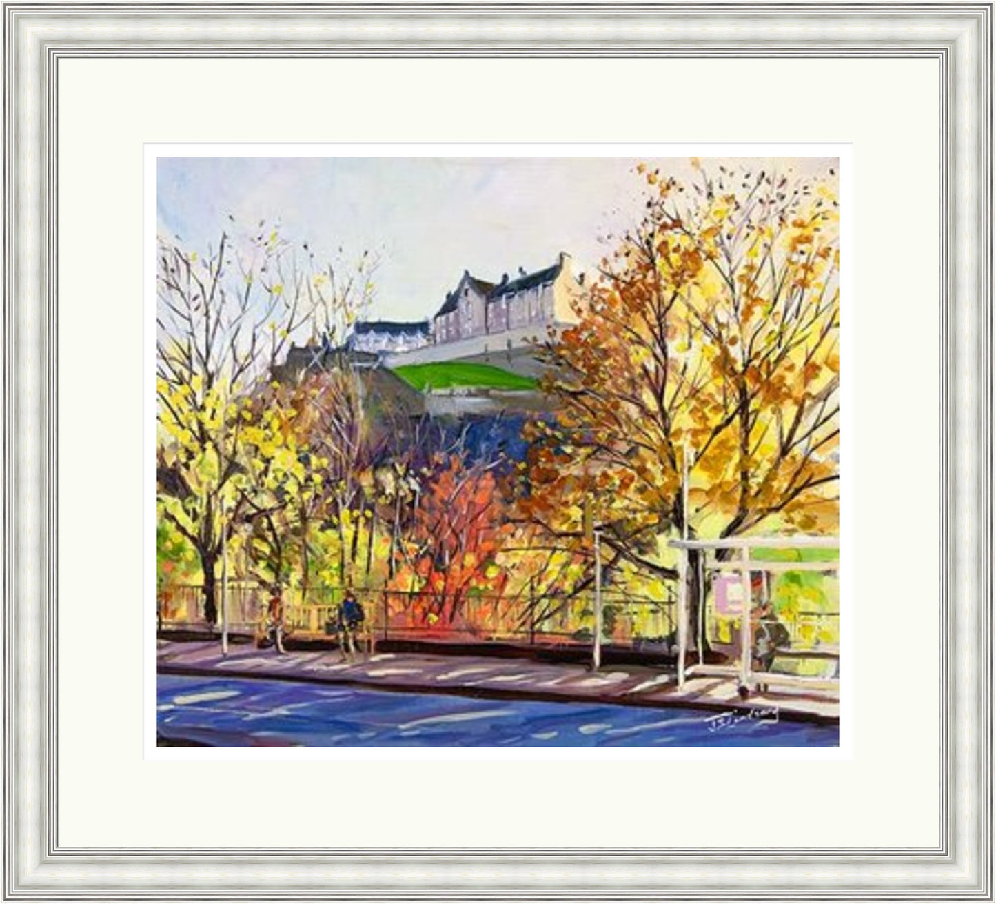 Autumn Colour, Princes Street, Edinburgh by James Somerville Lindsay