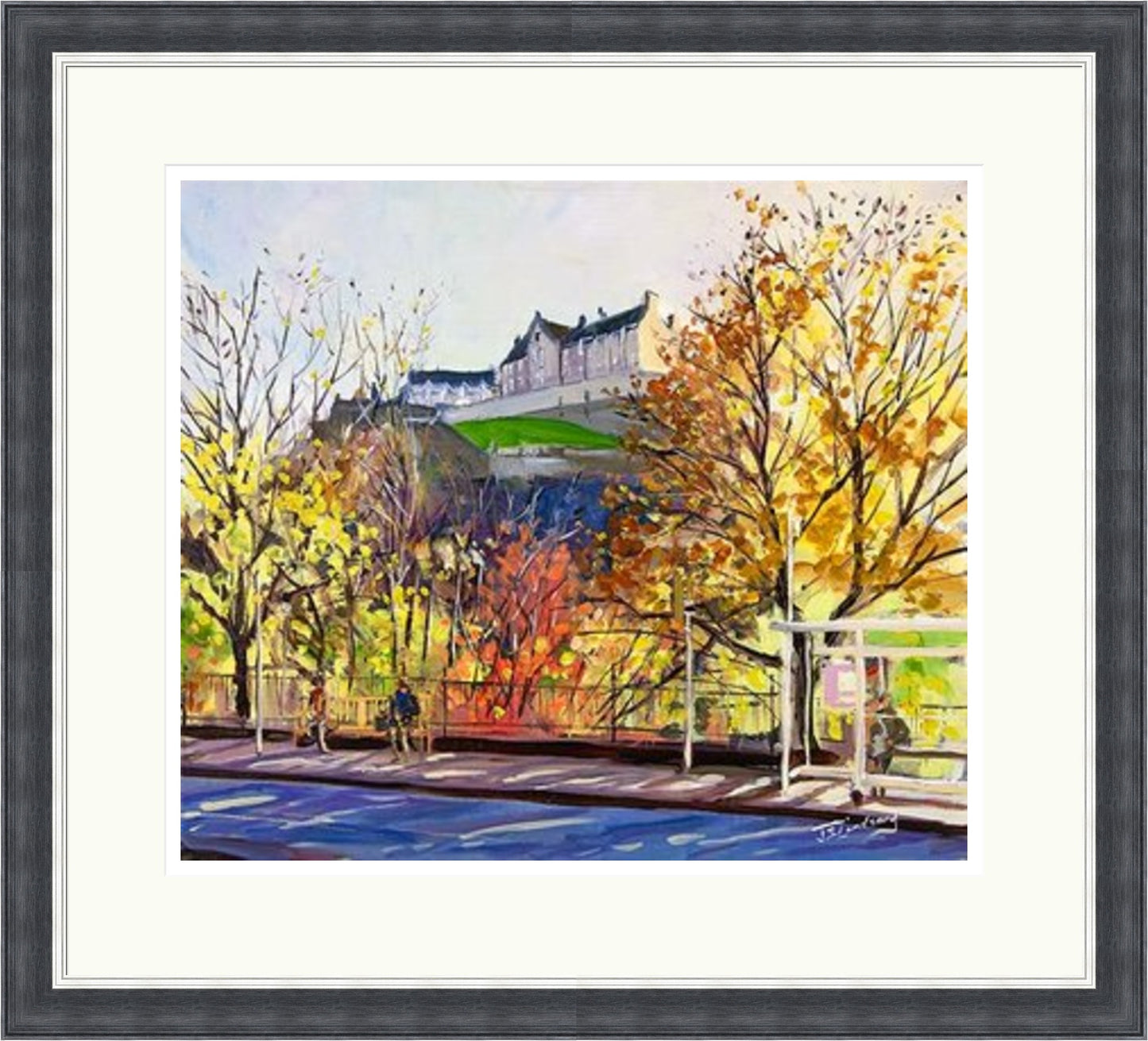 Autumn Colour, Princes Street, Edinburgh by James Somerville Lindsay