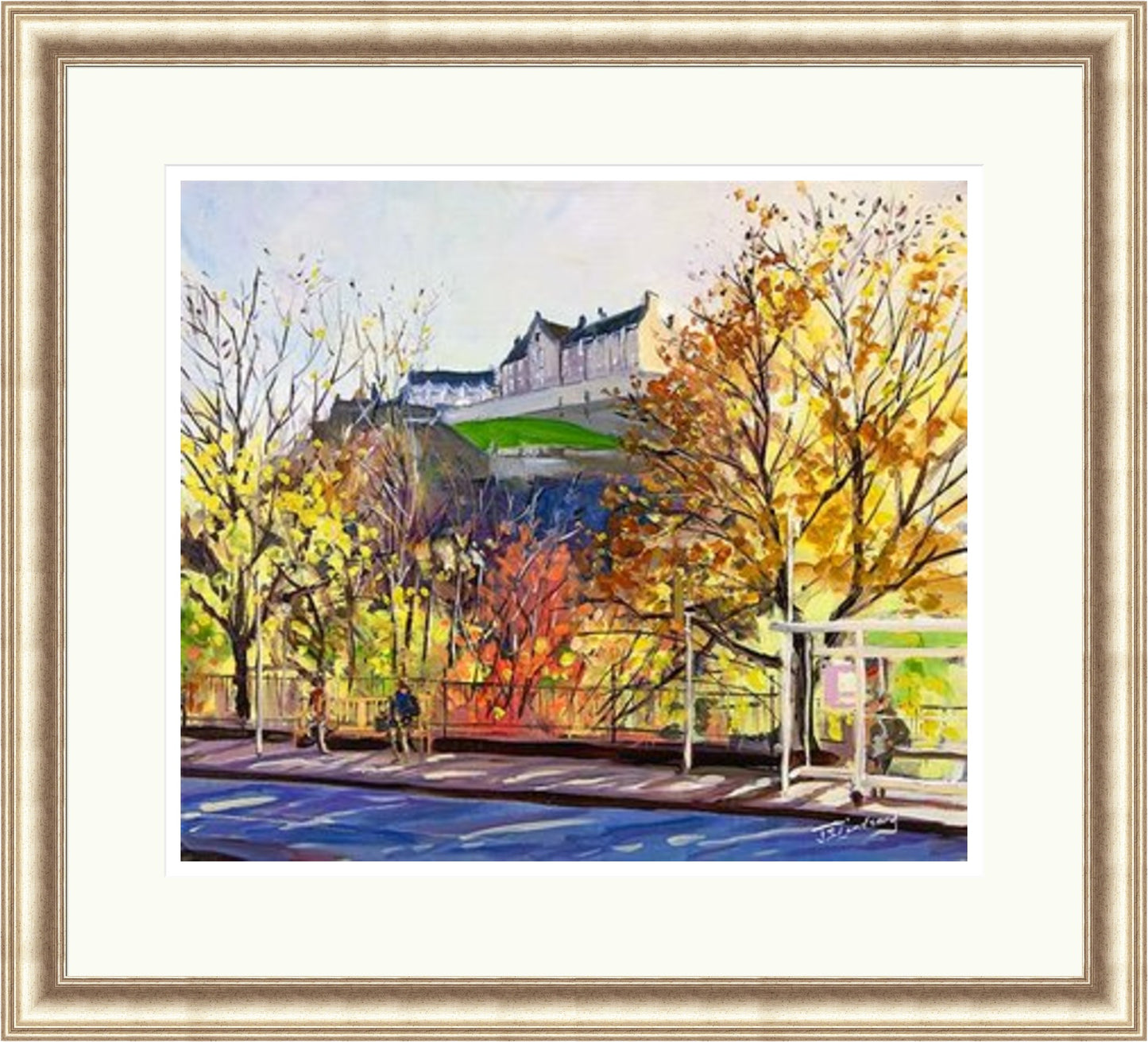 Autumn Colour, Princes Street, Edinburgh by James Somerville Lindsay