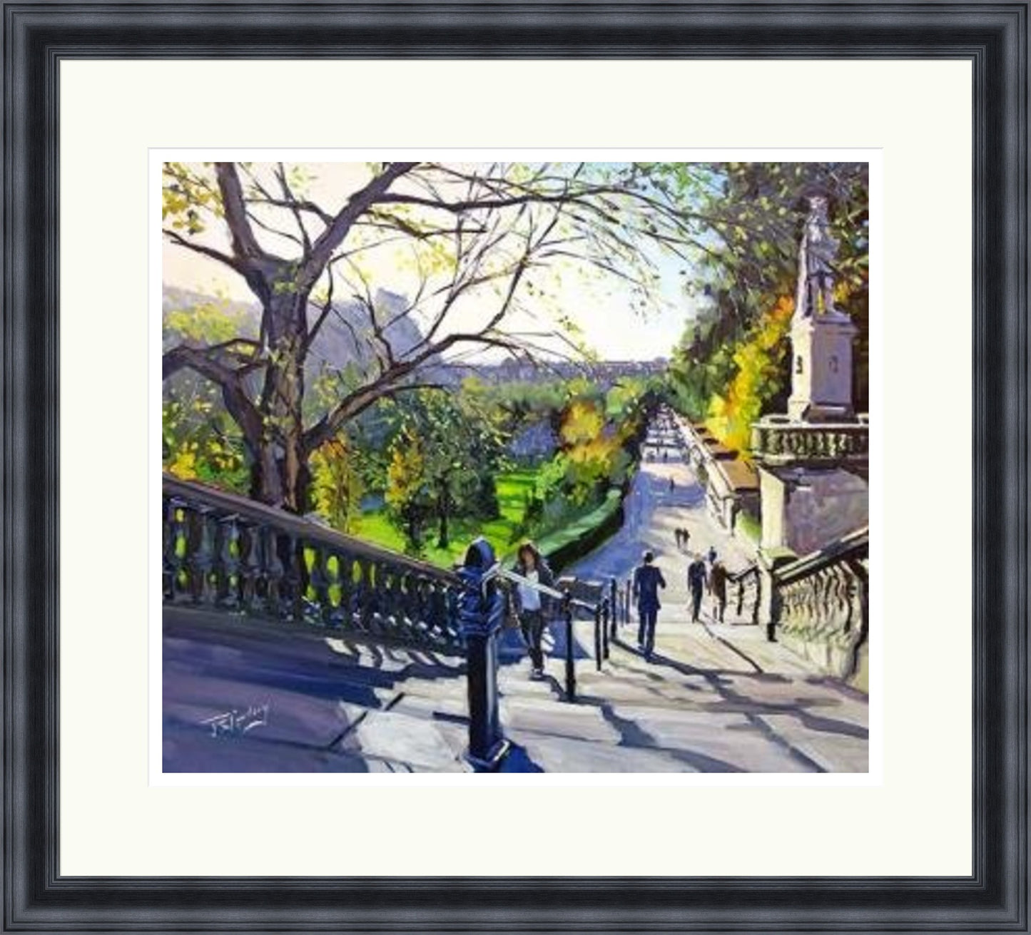 Autumn Afternoon, Princes Street Gardens, Edinburgh by James Somerville Lindsay