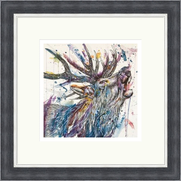 Call of the Wild Stag Art Print by Tori Ratcliffe
