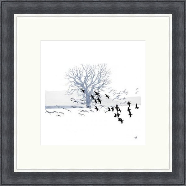 Trees and Geese by Sandra Vick