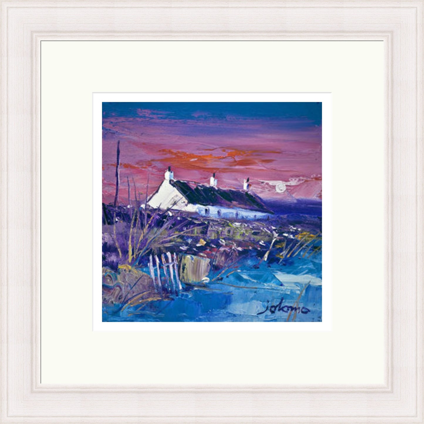 Evening Gloaming, Easdale Island Signed Limited Edition by John Lowrie Morrison (JOLOMO)