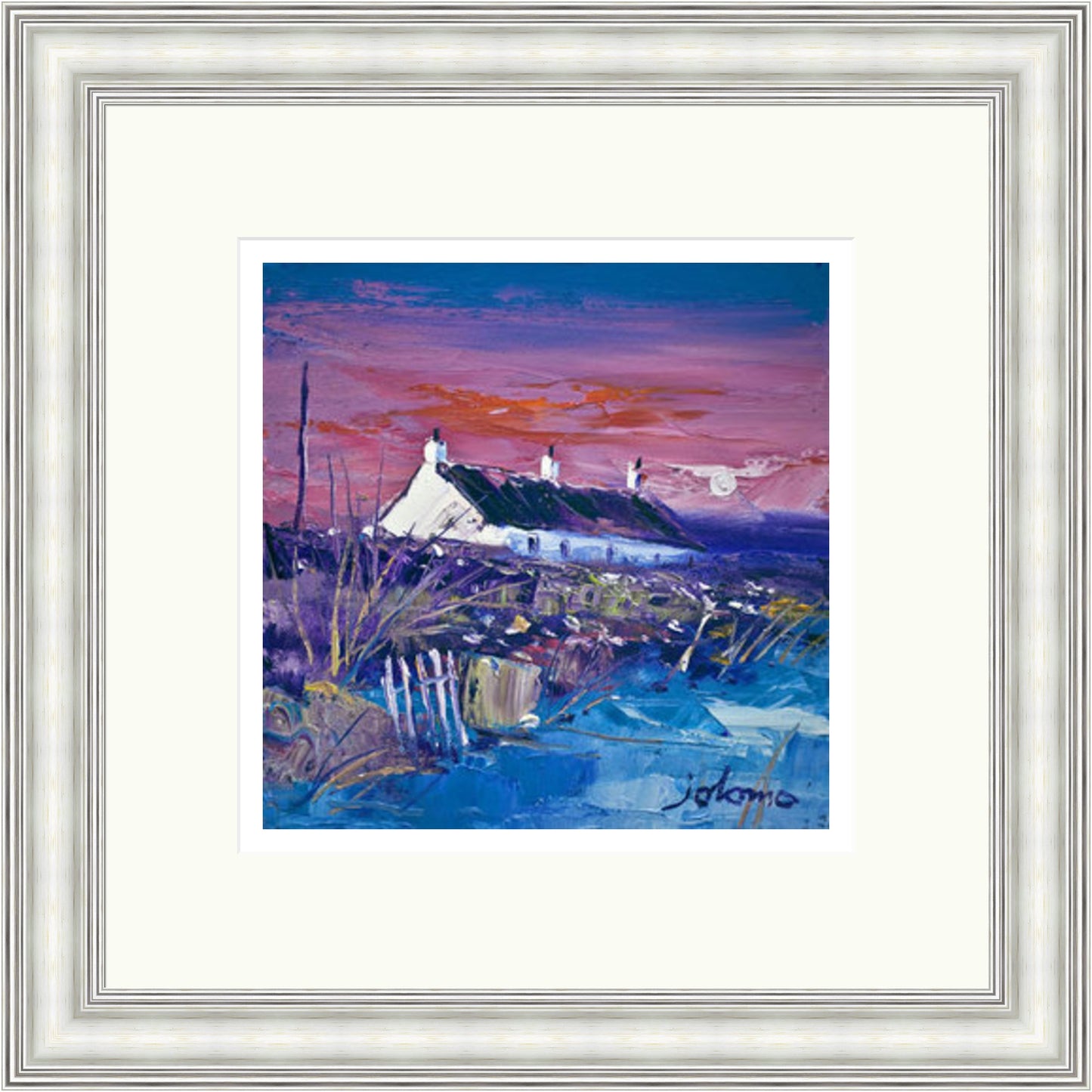 Evening Gloaming, Easdale Island Signed Limited Edition by John Lowrie Morrison (JOLOMO)
