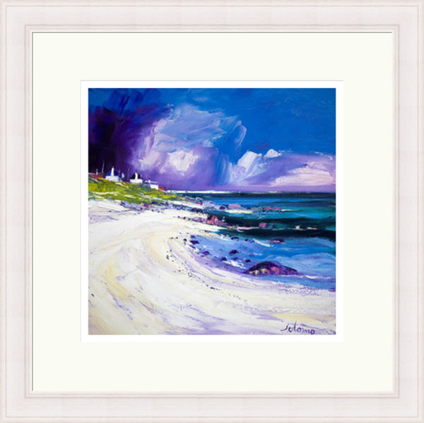 Rain Squall, Balemartine, Isle of Tiree Signed Limited Edition by John Lowrie Morrison (Jolomo)