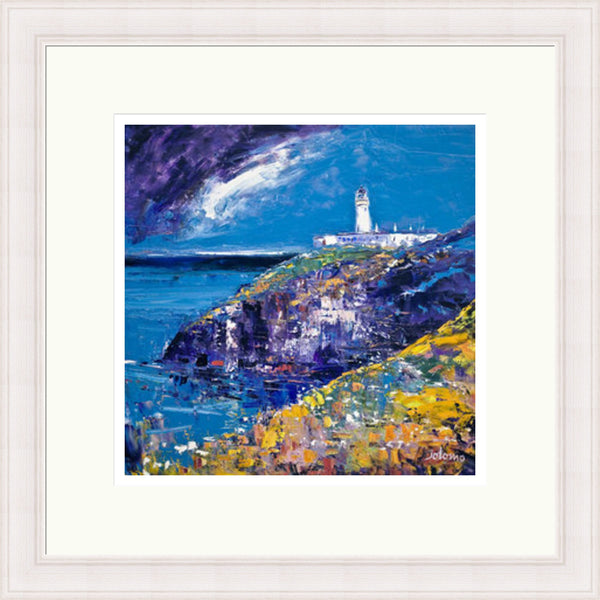 Tiumpan Head Light, Isle of Lewis Signed Limited Edition by John Lowrie Morrison (Jolomo)