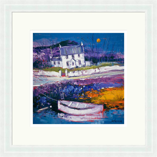Beached Clinker at Croig Signed Limited Edition by John Lowrie Morrison (JOLOMO)