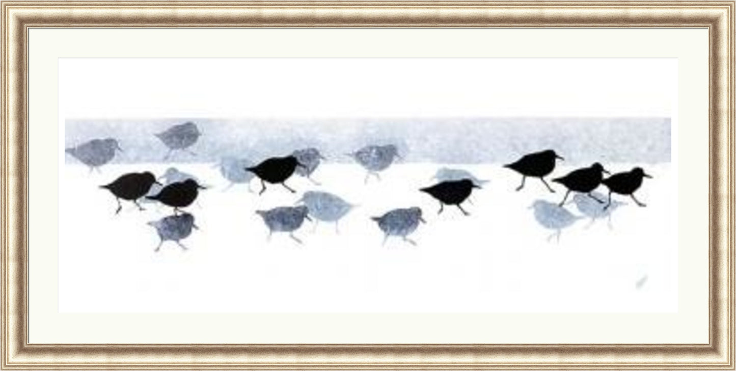 Sanderlings by Sandra Vick