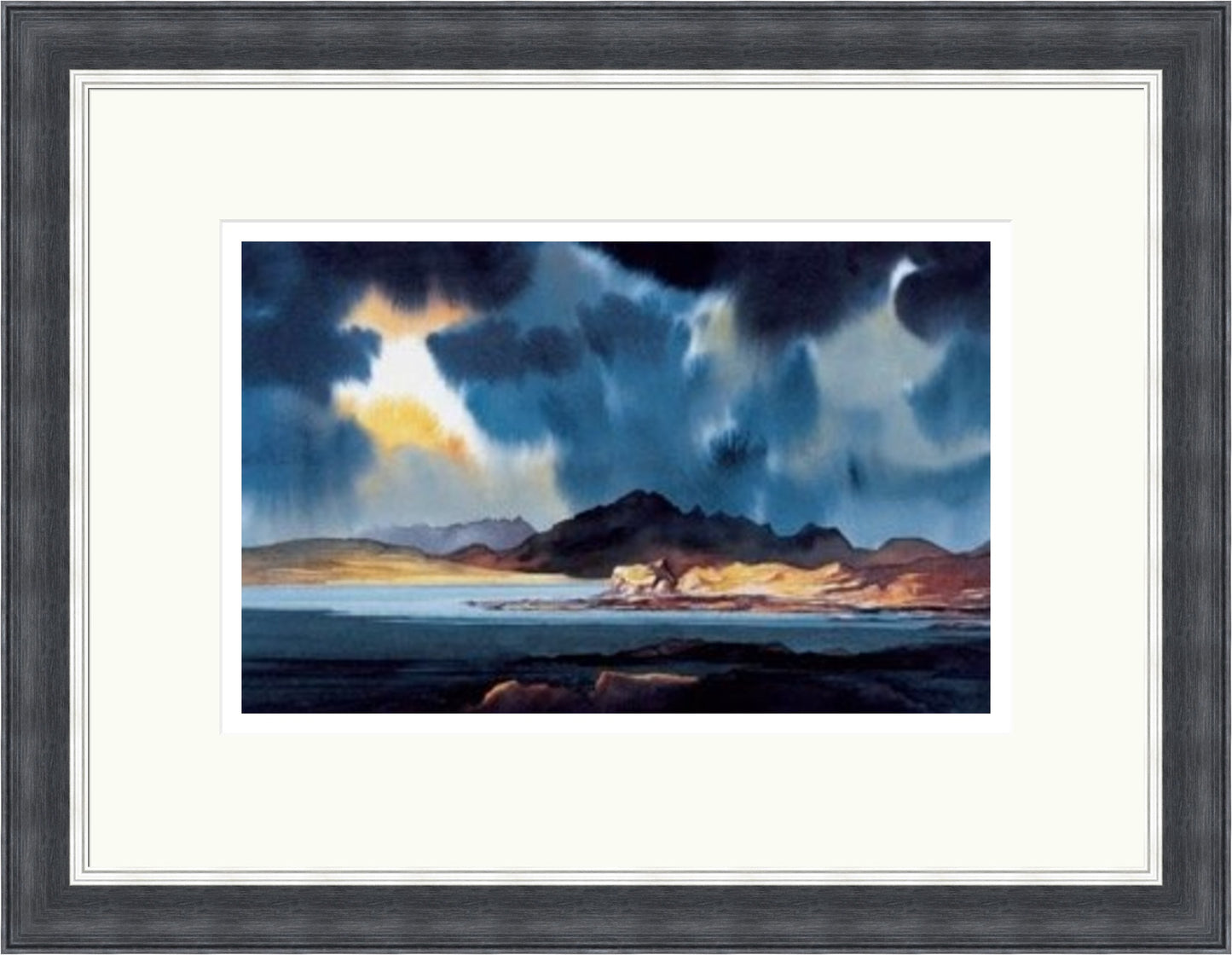 Dunseath Castle Awaits The Storm (Limited Edition) by Peter McDermott