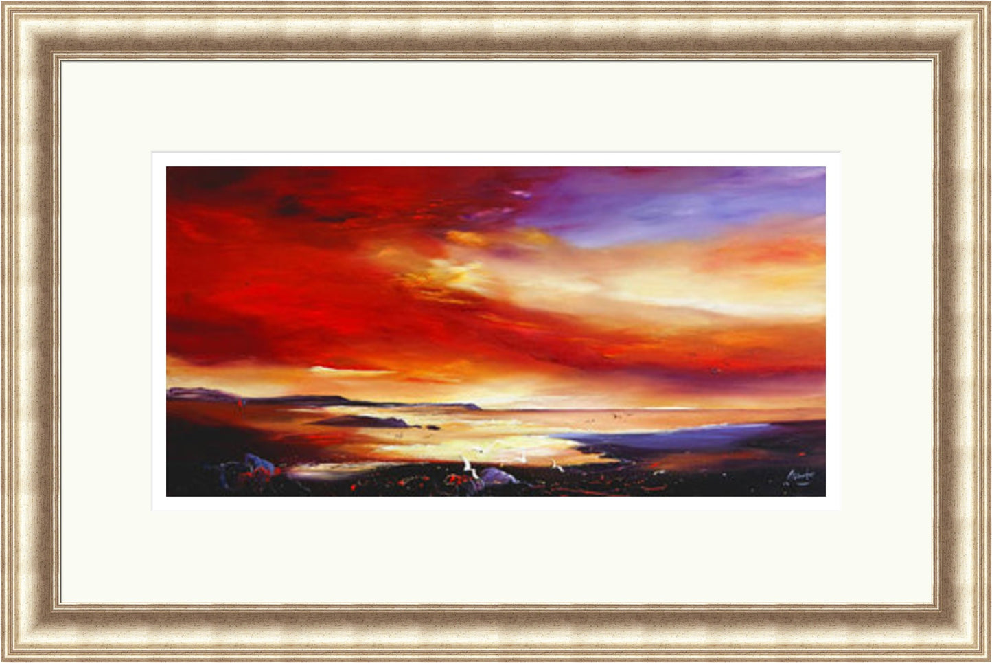 Fire in the Sky I (Limited Edition) by Lillias Blackie