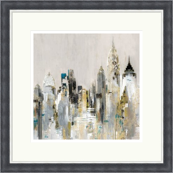 Golden Cityscape by Valeria Mravyan