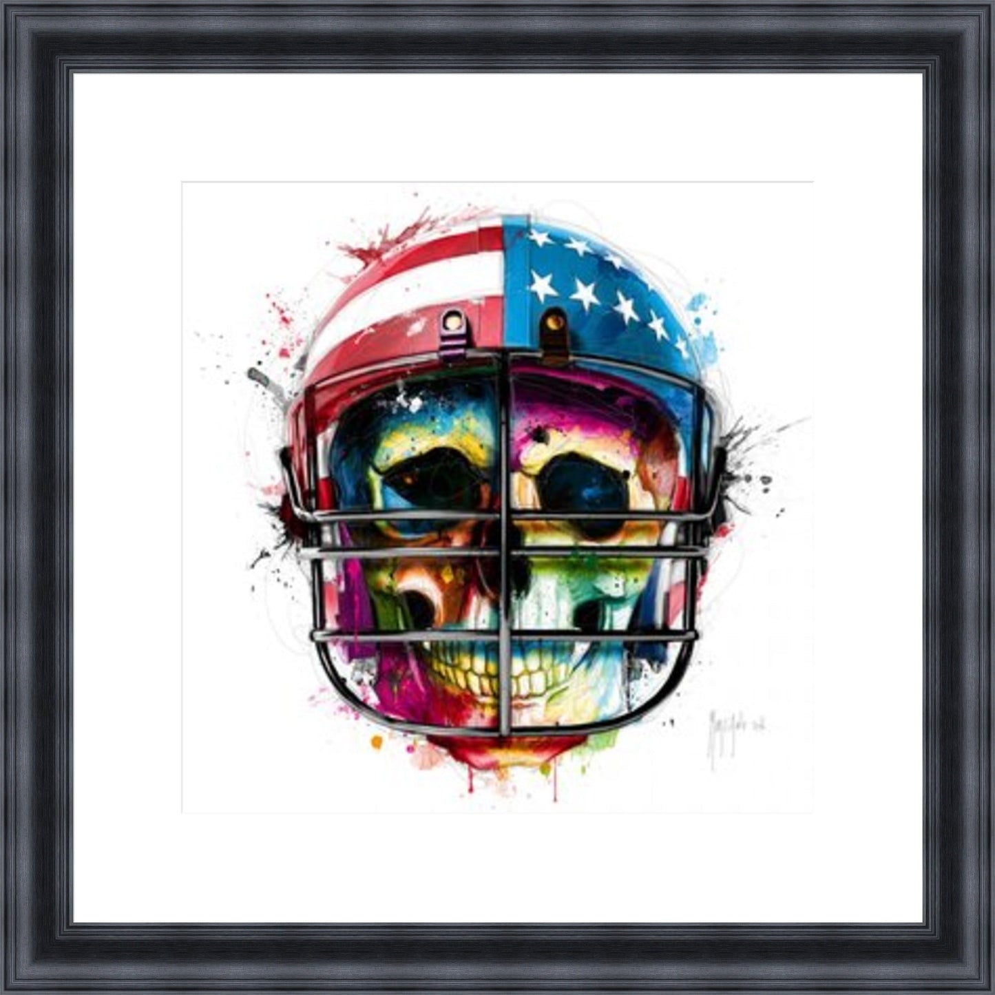 Born in the USA Skull by Patrice Murciano